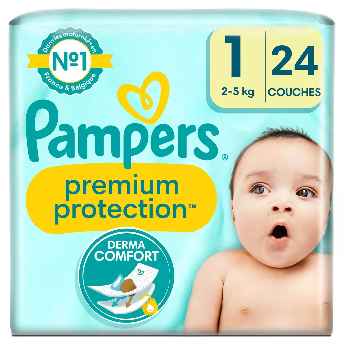 pampers 1 premium care auchan