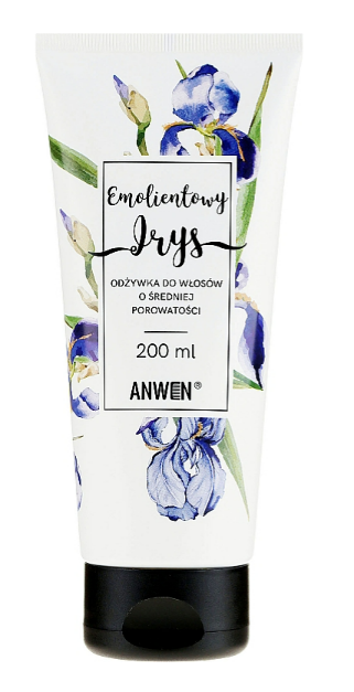 anwen emolientowy irys odżywka do włosów o średniej porowatości 100ml