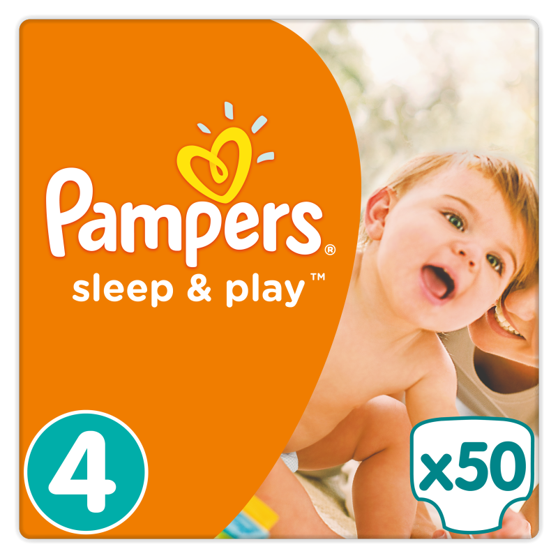 pampers 4 pomaranczowe