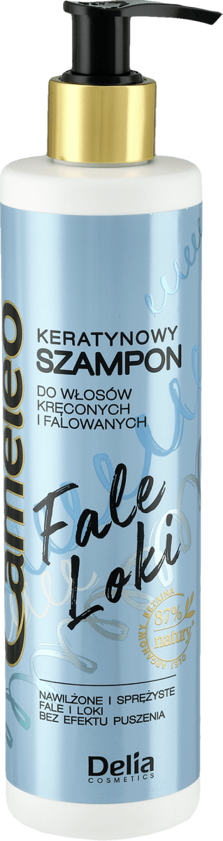 delia cameleo szampon keratynowy do włosów kręconych