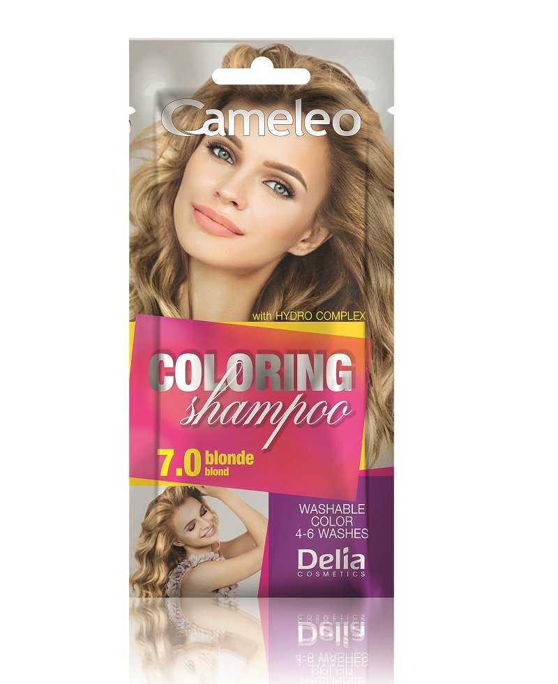 delia cosmetics cameleo szampon koloryzujący blond