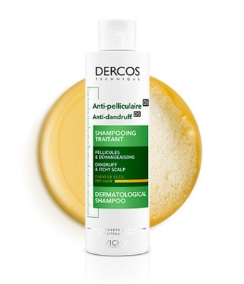 dercos szampon przeciwłupieżowy włosy suche cena