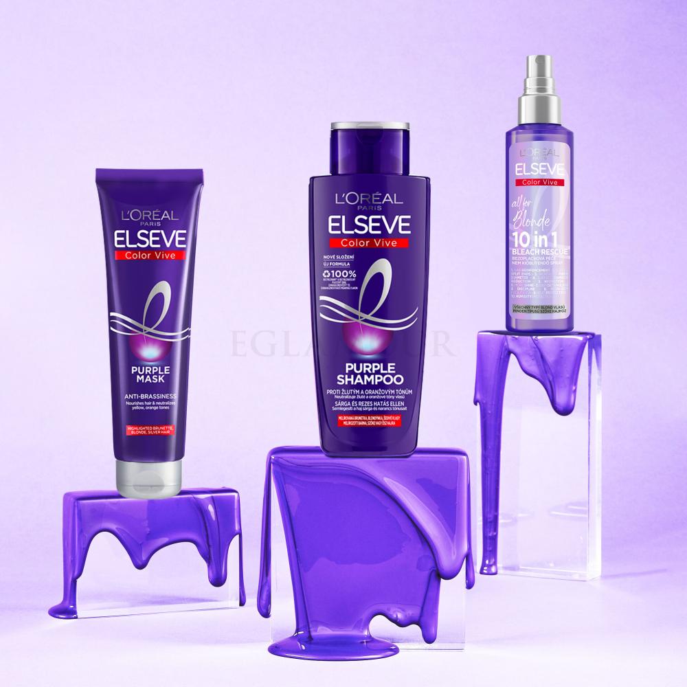 loreal paris elseve color-vive szampon do włosów farbowanych z pompka