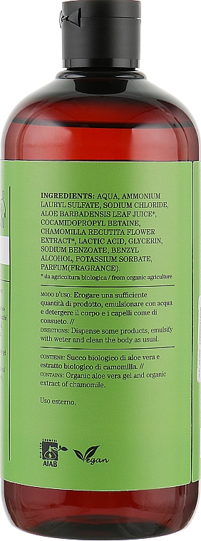 szampon-żel pod prysznic aloes ingredients