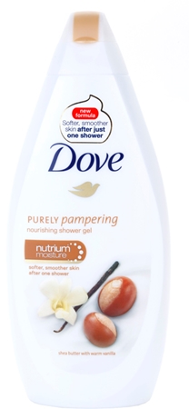 dove purely pampering shower gel