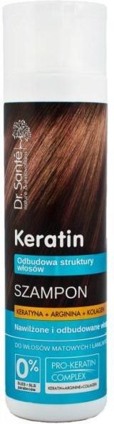 dr.sante keratin hair szampon odbudowujący do włosów łamliwych i matowych