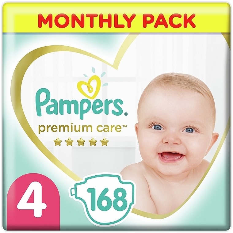 pampers premium care 4 168 szt