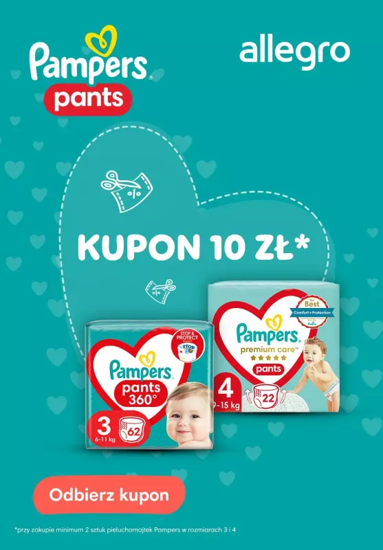 kupon allegro pampers