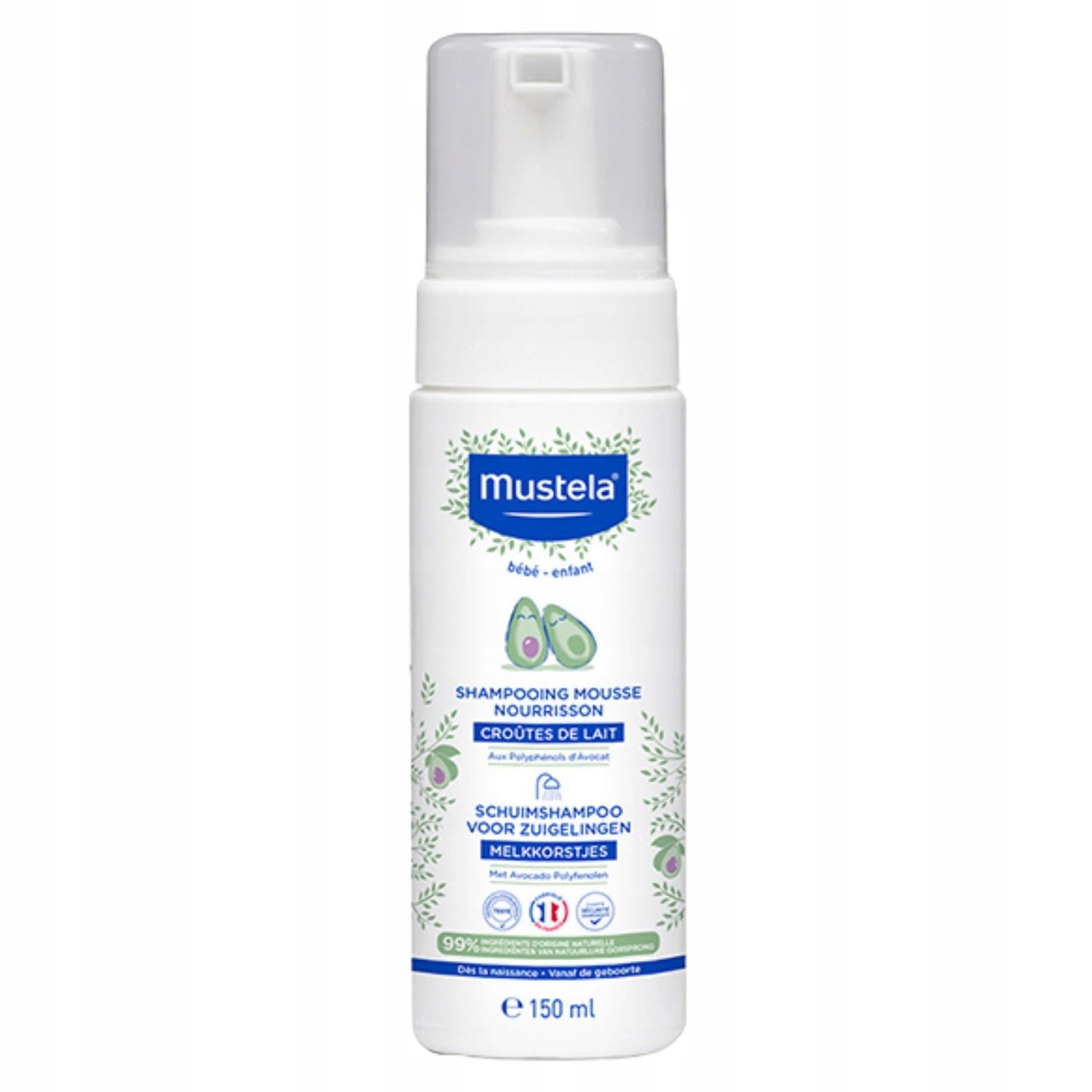 mustela bebe szampon w piance dla noworodków