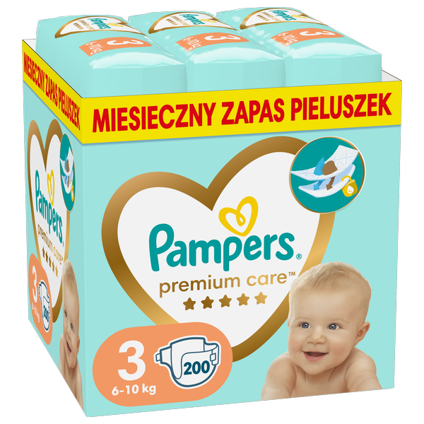 pampers pieluchy premium care 3 midi ceneo