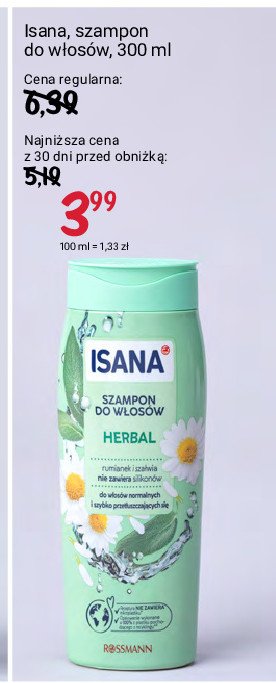 szampon isana 7 ziol szampon z rossmann