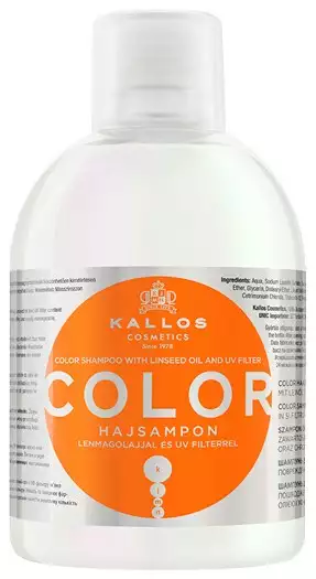 kallos color szampon do włosów farbowanych 1000ml