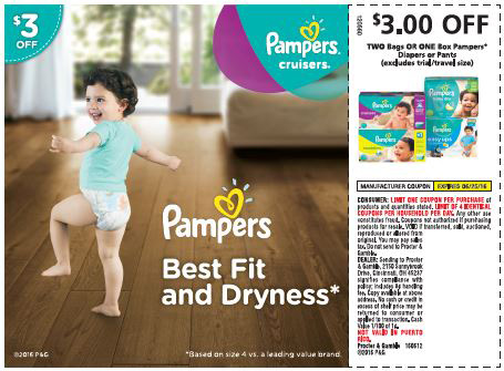 pampers diapers coupons