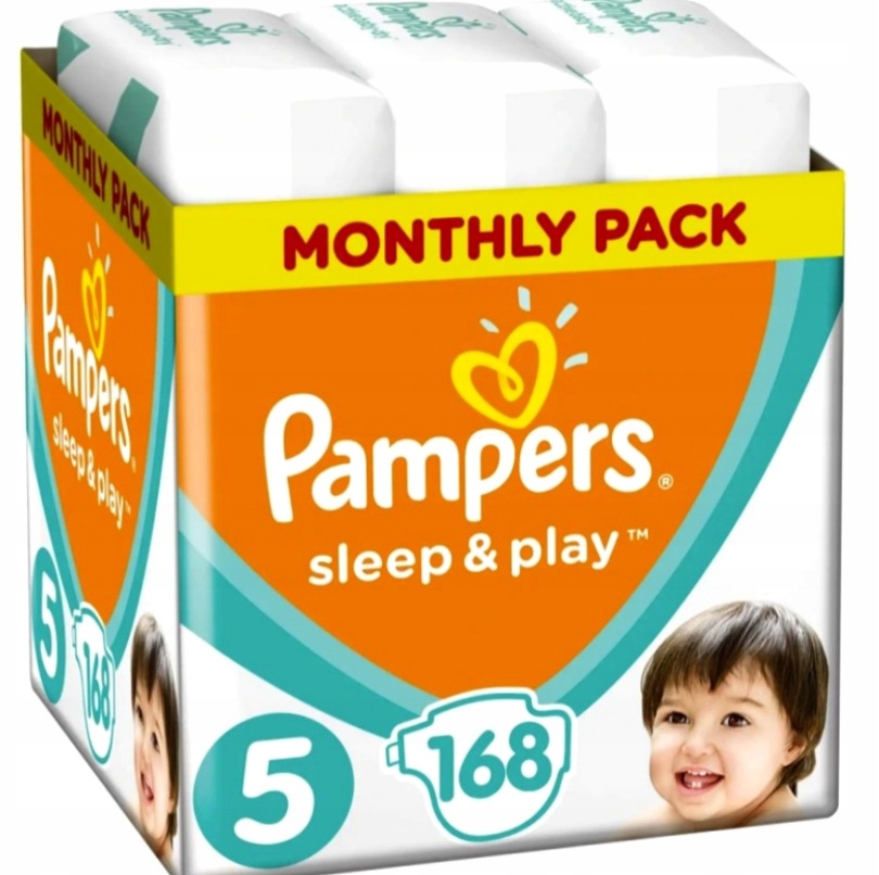 pampers pomarańczowe 5