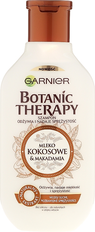 garnier botanic therapy szampon mleko kokosowe i makadamia