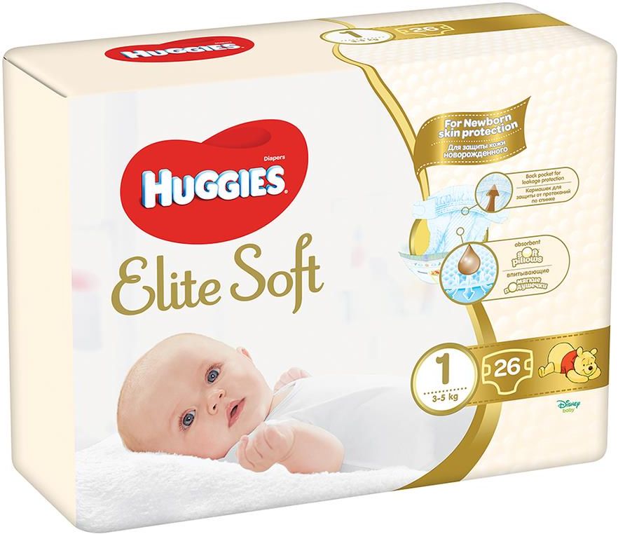 pampersy huggies 1 happy