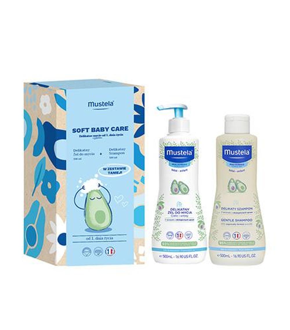 mustela szampon delikatny od urodzenia 500ml skład