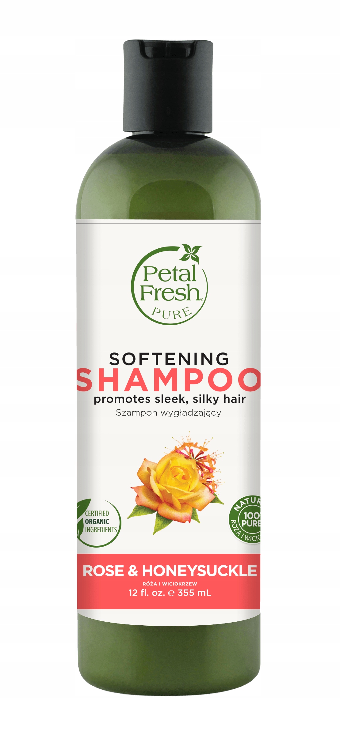 petal fresh pure łagodzący szampon do włosów róża i wiciokrzew