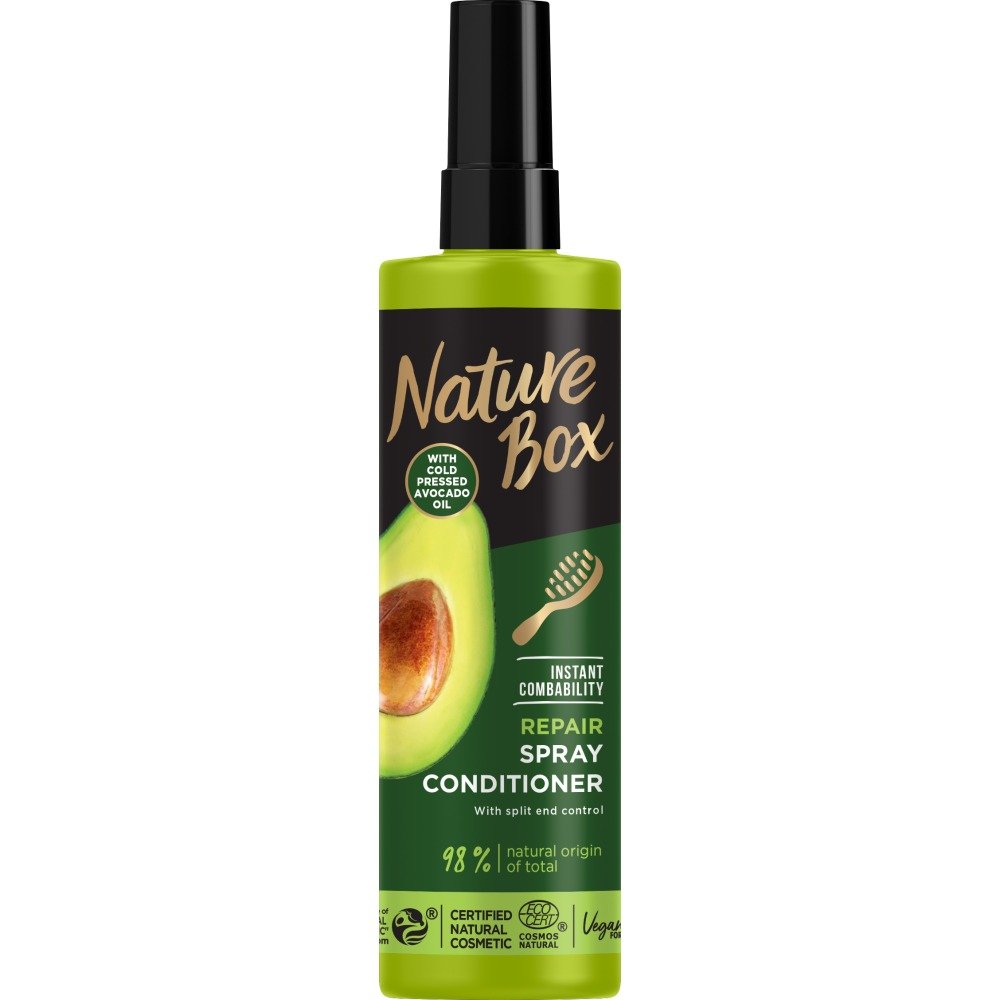 nature boxavocado oil odżywka do włosów ze 100