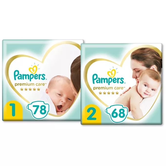 zestaw pampers 1 2