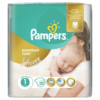 pampers premium care 1 22 szt