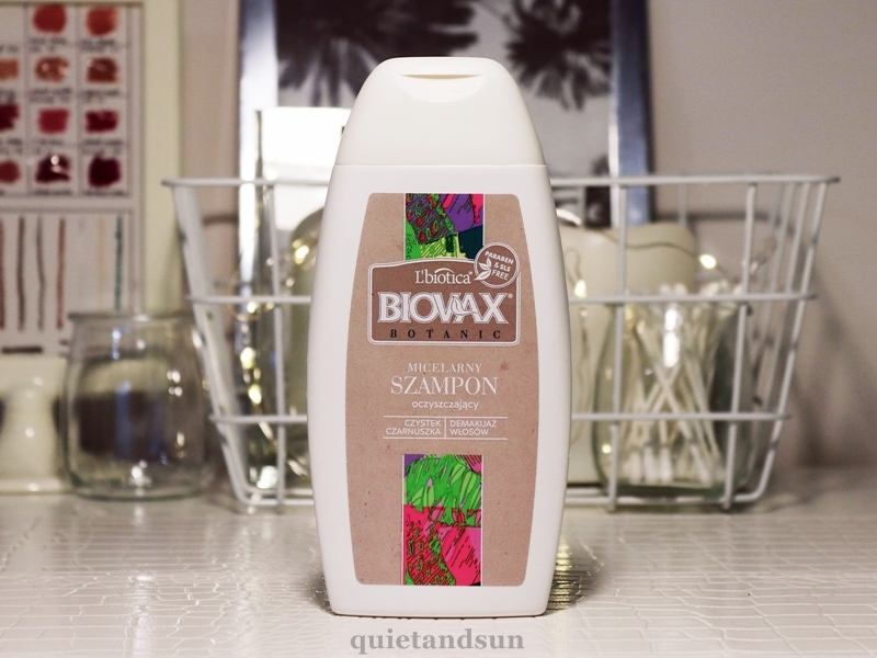 biovax botanic micelarny szampon