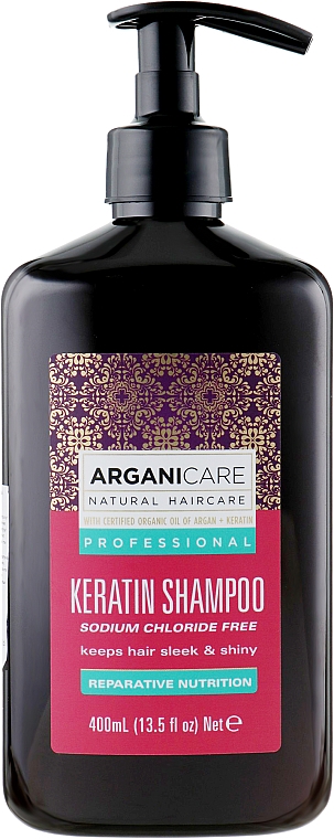 arganicare szampon keratin