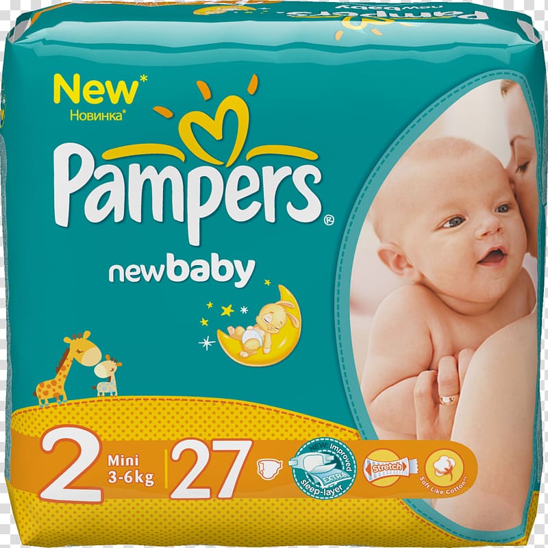 newborn pampers transparent