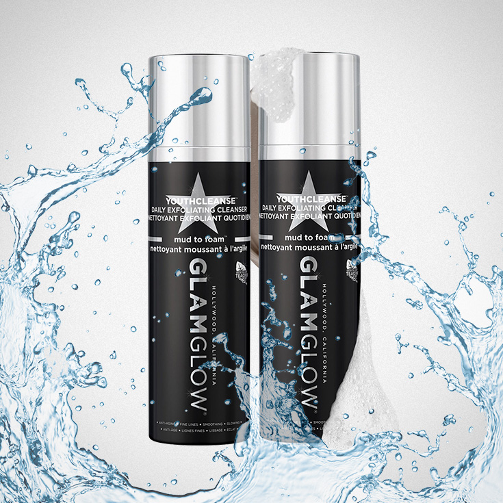 glamglow youthcleanse eksfoliująca pianka do mycia twarzy