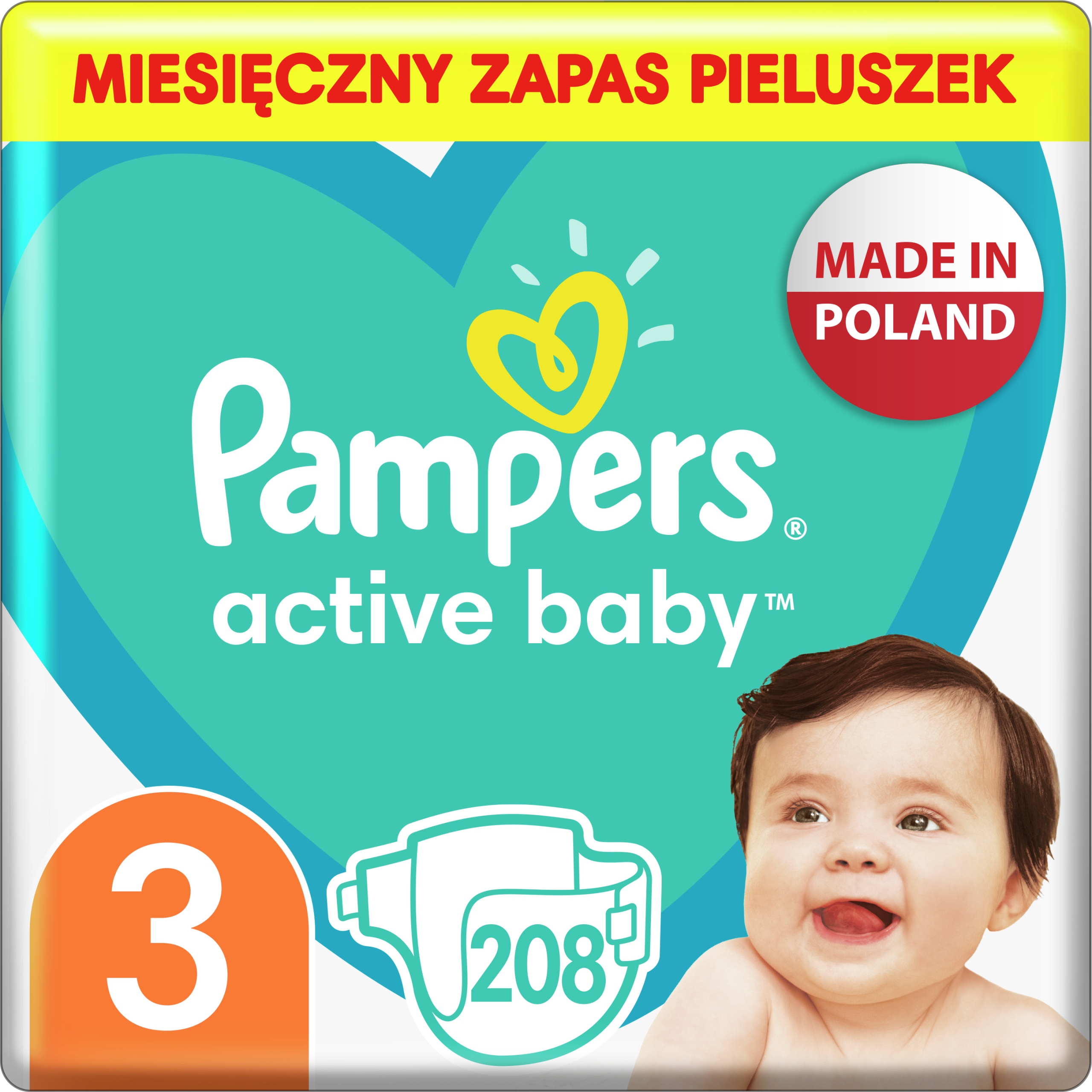 pampers przesikany
