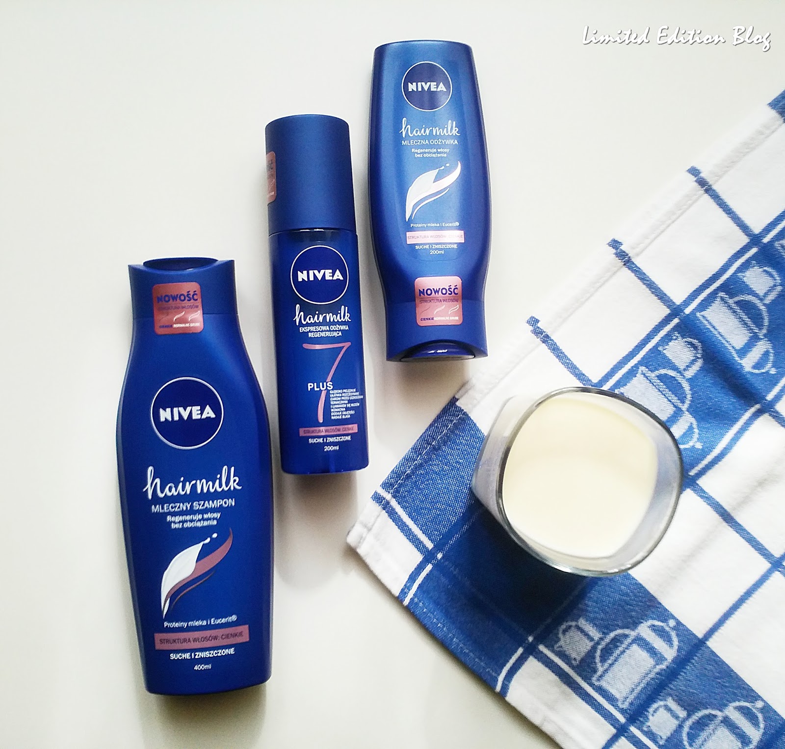 szampon nivea hairmilk struktura włosa cienkie