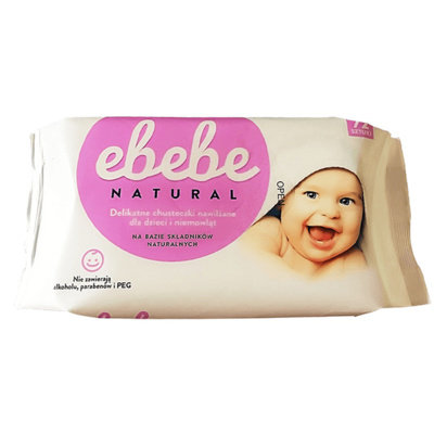 ebebe natural chusteczki nawilżane wodą sklad