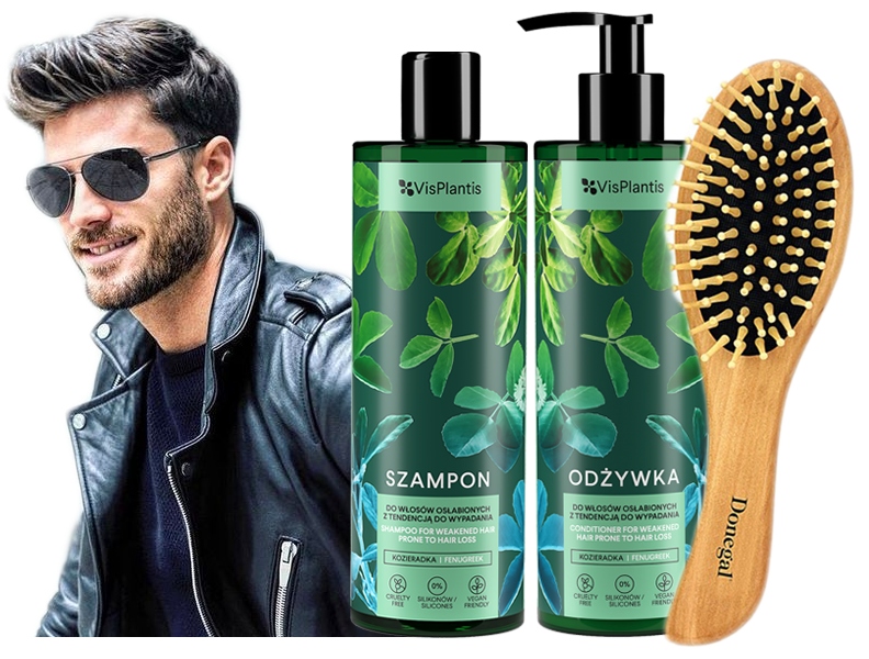 szampon i odżywka do włosów dla mężczyzn