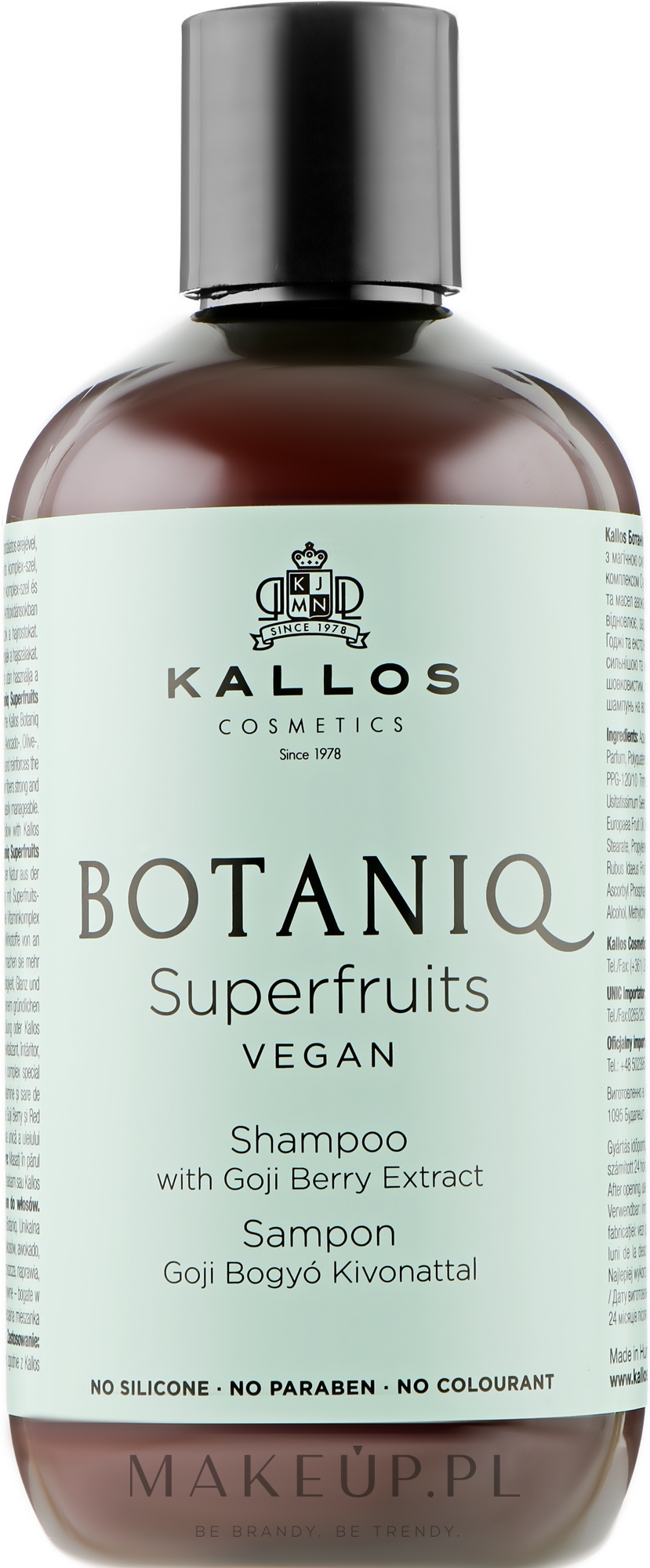 kallos botaniq superfruits shampoo szampon do włosów