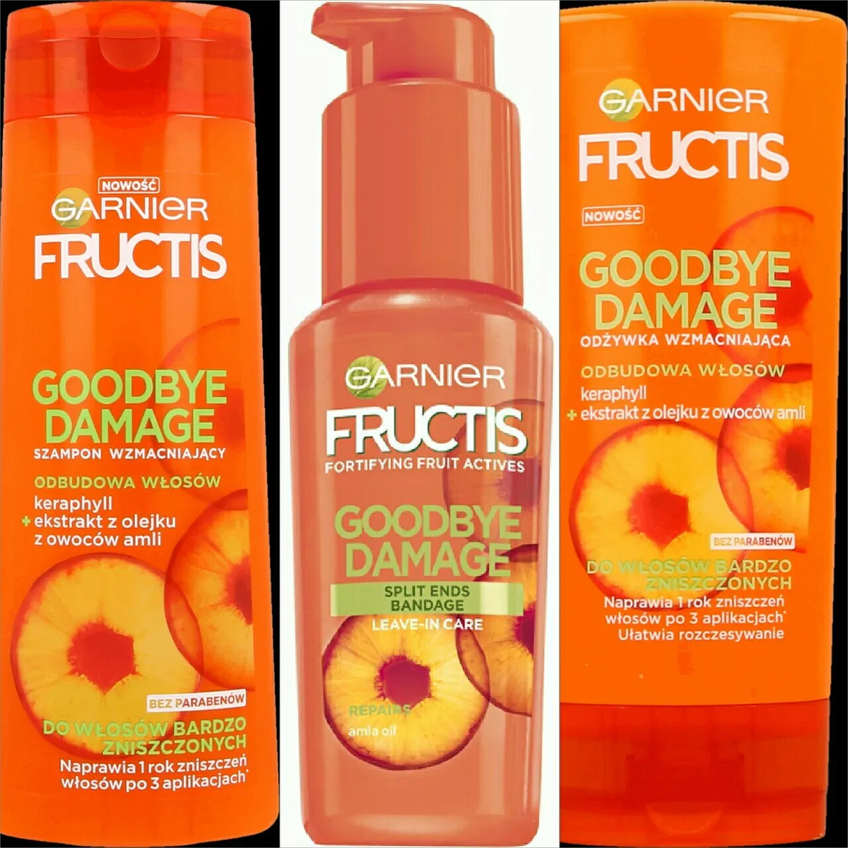 garnier fructis szampon wzmacniający goodbye damage