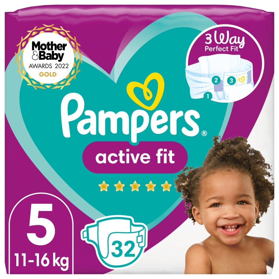 pampers active fit size 5