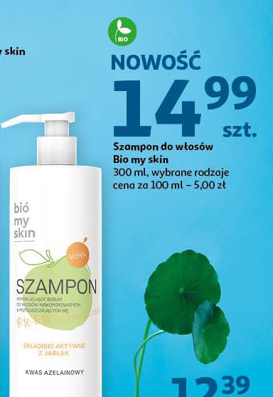 zielony szampon z bio jabłek