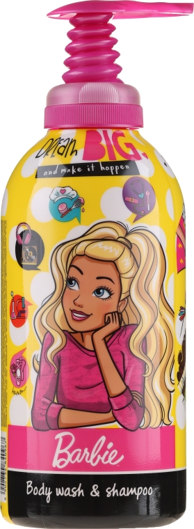 żel i szampon body wash barbie