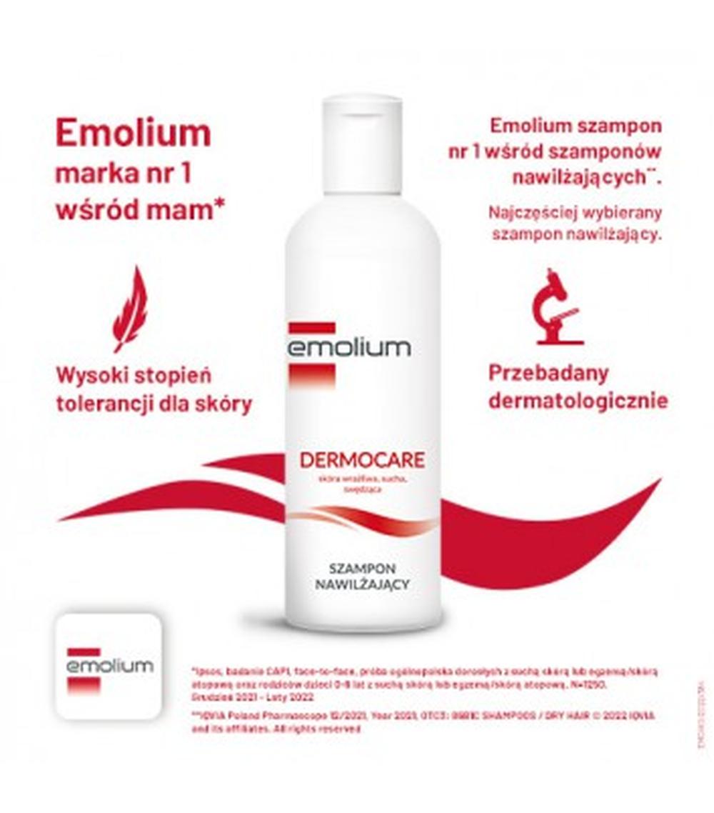 emolium dermocare szampon nawilżający inci