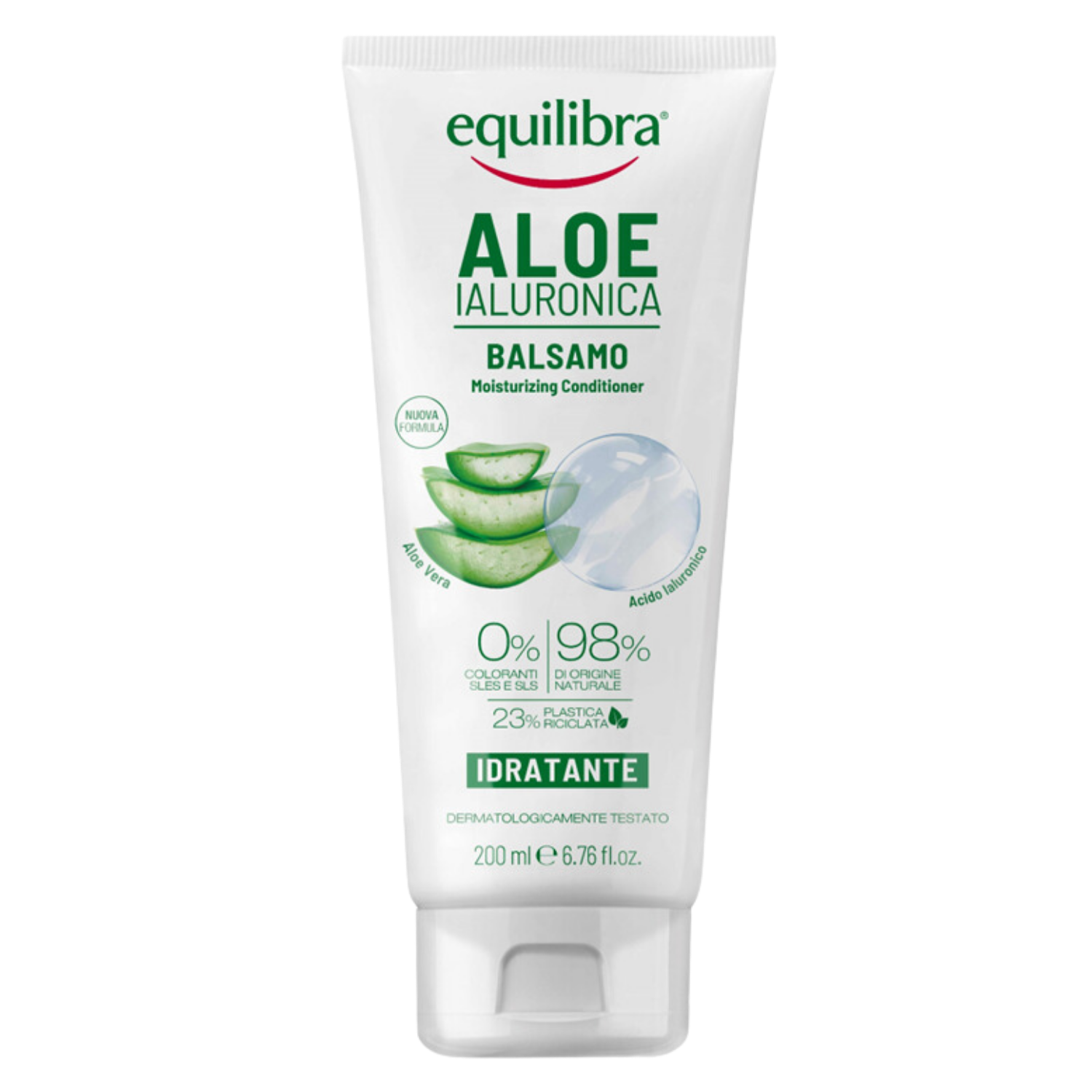 equilibra aloesowy szampon nawilżający 250ml