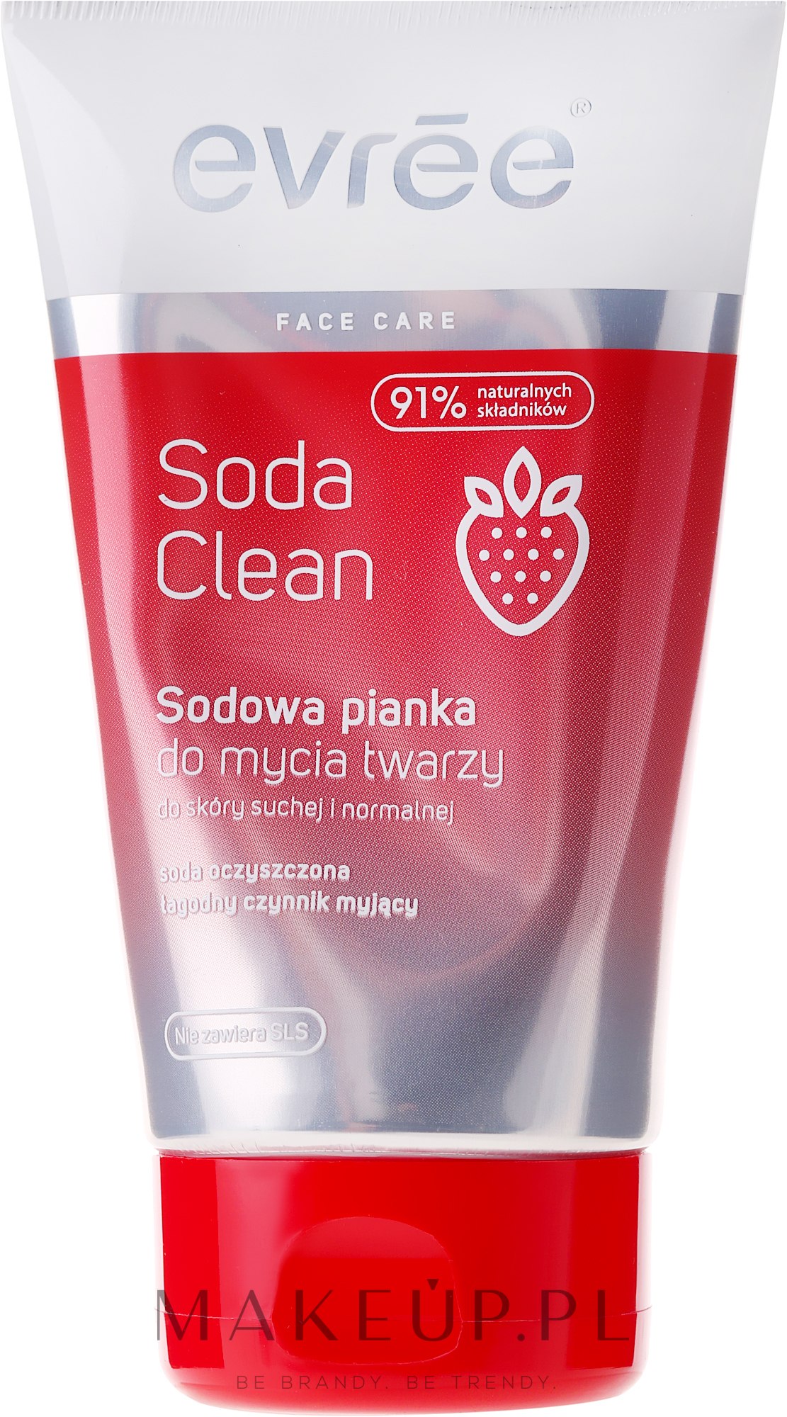 evrēe soda clean sodowa pianka do mycia twarzy opimie