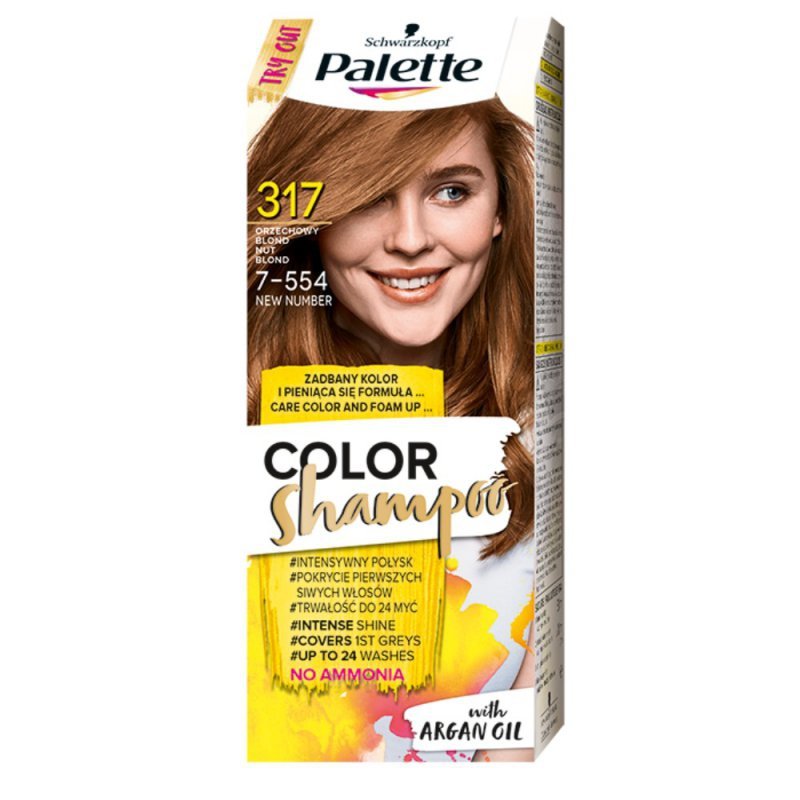 palette color shampoo szampon koloryzujący sredni blond