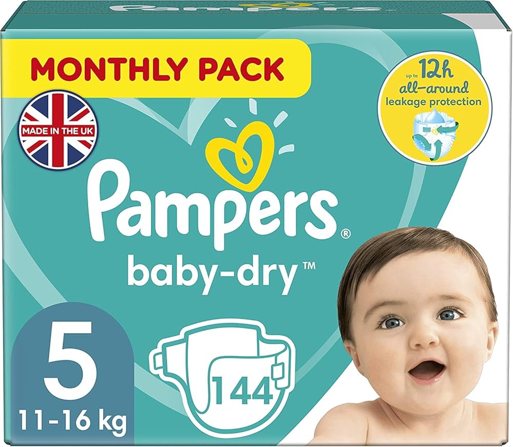 pampers new baby dry 144