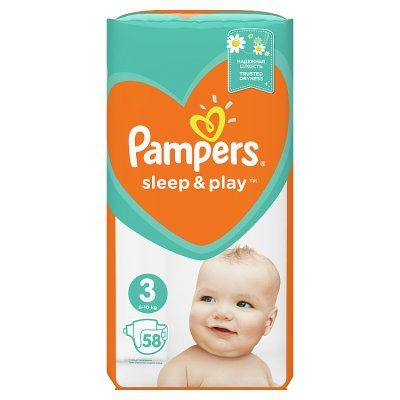 pampers sleep&play rozmiar 3 58 sztuk