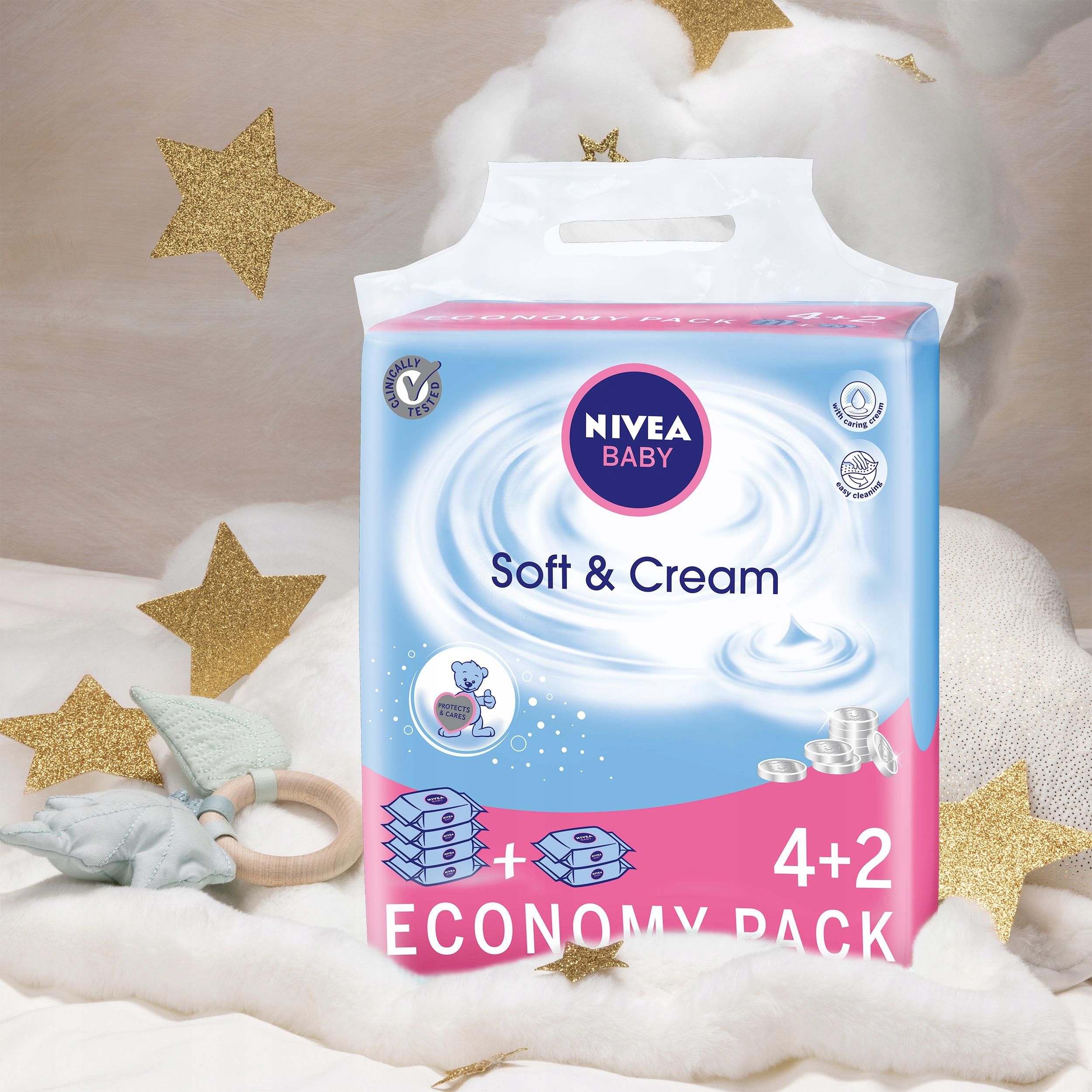 nivea baby chusteczki nawilżane soft & creme opinie