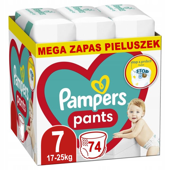 naklejka w pamper pants z tyłu