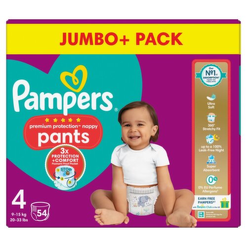 pampers pants 4plus