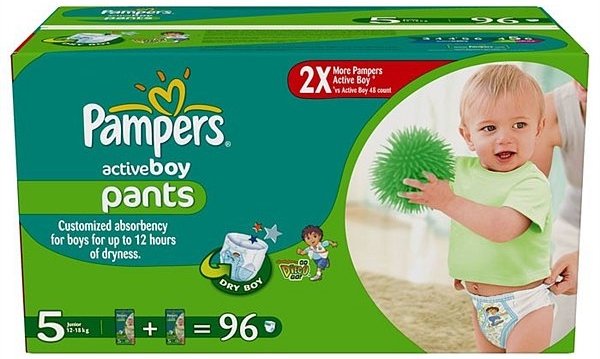 pampers active pants boy 5