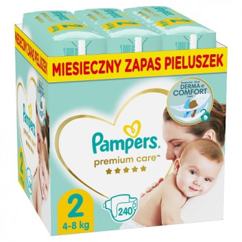 pieluszki pampers premium care chlor