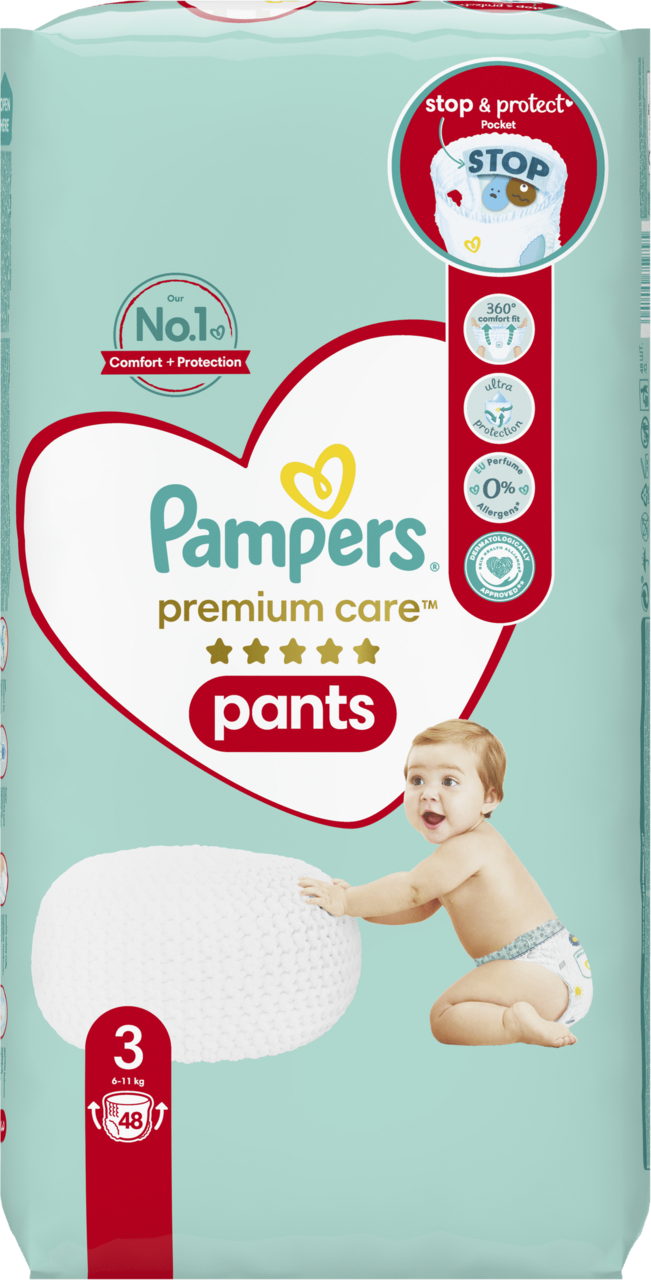 pieluchomajtki pampers premium care 3 jak używać